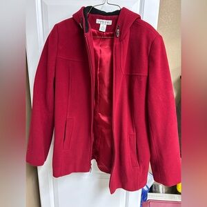 Preston & York Red Pea Coat
